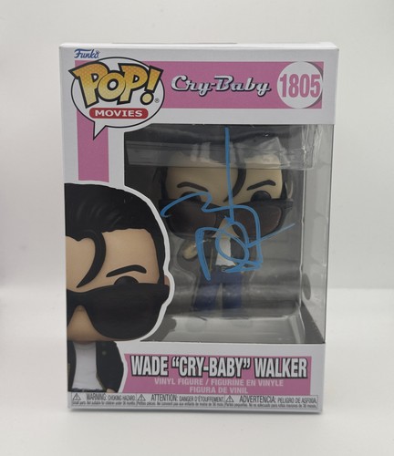 Johnny Depp "Cry-Baby" AUTOGRAPH Signed 'Wade Walker' 1805 Funko Pop Figure ACOA