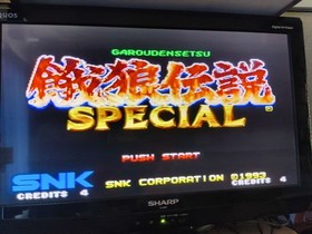 Fatal Fury Special SNK Neo Geo AES Box Manual Tested Japan A3913