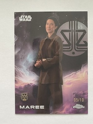 2025 Star Wars Chrome - Maree - #5/10 - Black Refractor - Mint!