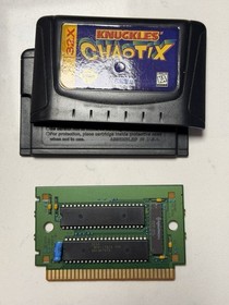 Knuckles Chaotix Sega Genesis 32X 1995 Original. Tested/working