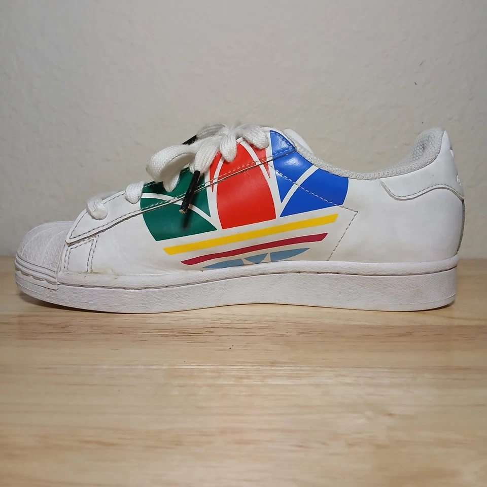 Adidas Colorful Shoes Women Size 5 - Image 3 of 4