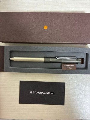 SAKURA craft_lab 004 Multi-function pen, gray, with box, unused