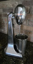 Vtg Chrome Hamilton Beach Drink USA Master Classic  Milkshake Maker Mixer 730-3