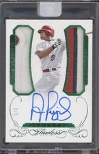 2016 Flawless Greats Dual Jersey Patch #GD-AP Albert Pujols 3/5 Auto Autograph