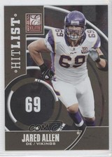 2011 Donruss Elite Hit List Gold 221/999 Jared Allen #13 0c0
