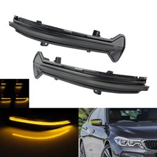 2x Schwarz Aussenspiegel LED Blinker Spiegelblinker Für BMW 5er F90,G30 2017-19