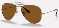 RAYBAN Aviator RB3025 001/51 Gold Frame 58-14 135mm Metal Sunglasses