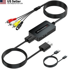 TIXILINBI 1080P HDMI to Svideo RCA Converter,