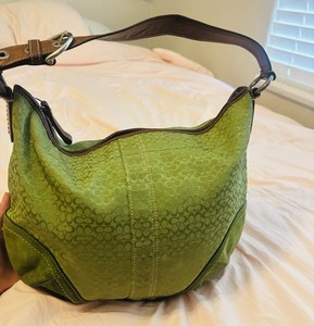 Green Vintage Coach Bag | eBay