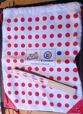 Goodies Tour de France Tasche Umhängetasche + Leclerc Fächer Neu