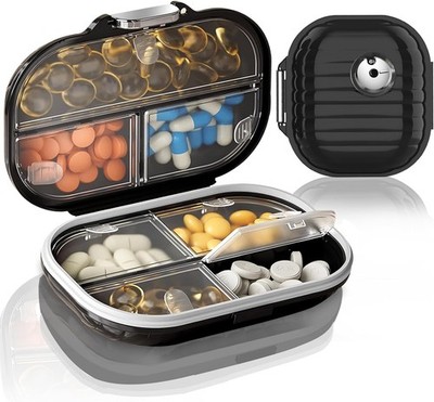 Pillenbox 7 Tage Reiseorganizer PP Material 3x3x1 cm