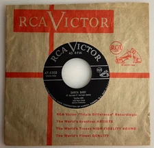 Eartha Kitt / Santa Baby  / Original 1953 RCA 45rpm / NM