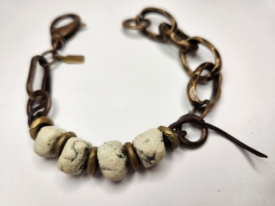Debe Dohrer Design Mixed Metal And Stone Bracelet
