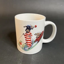 Christmas Coffee Mug-Dachshunds Dogs Dashing Through The Snow-IQ Accessories-EUC
