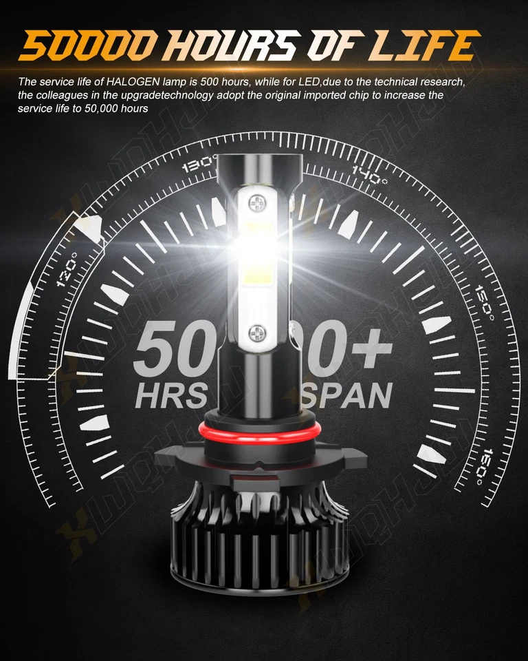 6x For Pontiac Aztek 2001-2005 9005 9006 880 Headlight Fog Light LED Combo Bulbs - Image 2 of 4