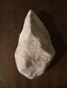 Prehistoric Stone  Artifact, Stone Point Rock Art Effigy