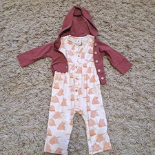 Kate Quinn 6-12 Month Romper With Cardigan