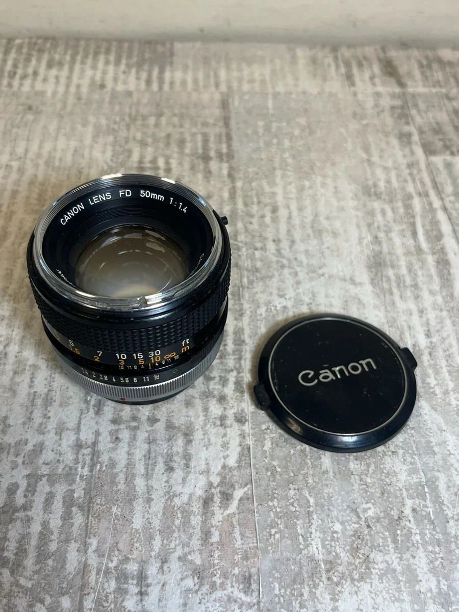 Canon EF Camera Lenses 50mm Focal f&frasl;1 Maximum Aperture for