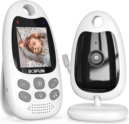 BOIFUN 2026 Upgraded Baby Monitor with Camera and Night Vision, No WiFi,Lullabie