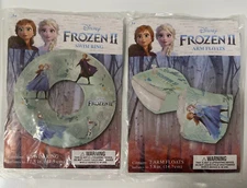 Disney Frozen II Swim Ring & Arm Floats Pool Swimming Inflatable NIP Flotation
