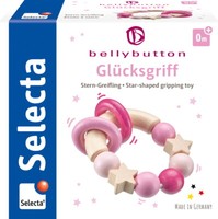 Bellybutton By Selecta Exklusic Holz Greifling GlüCksgriff Stern Rosa 64000