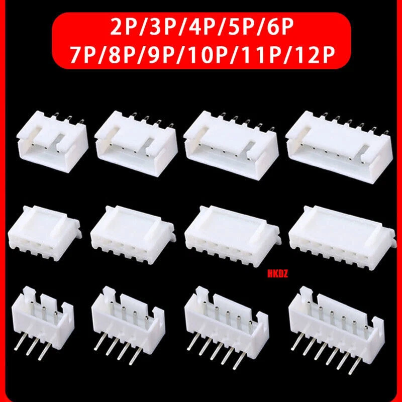 PCB Board Terminal Connectors 2P~16 Pin 250V 3AJST XH2.54mm Mini Plug & Header - Image 2 of 4