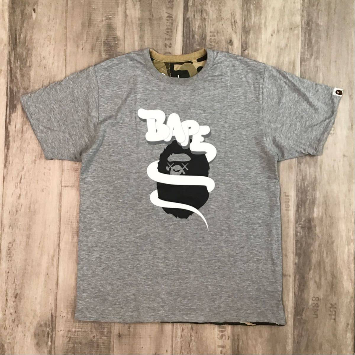 Reversible KAWS × BAPE bendy 1st camo T-shirt ape NIGO A