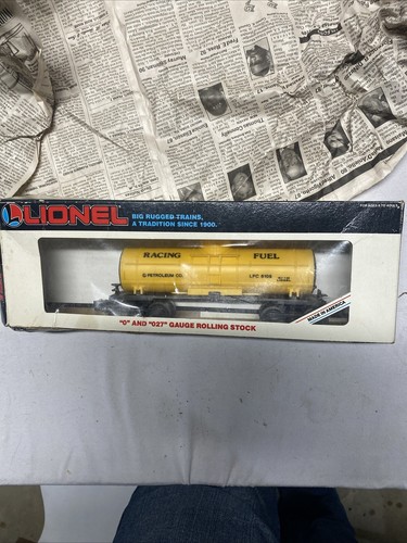 Coche tanque de combustible de carreras vintage Lionel Trains 6108 amarillo 1989 EE. UU. DIFÍCIL DE ENCONTRAR | Zustand: Used