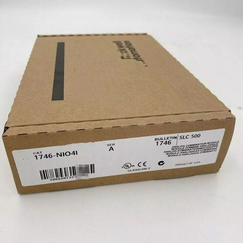 Factroy Sealed AB 1746-NIO4I SLC 500 Analog Output Module 1746NIO4I US Free Tax - Picture 2 of 6