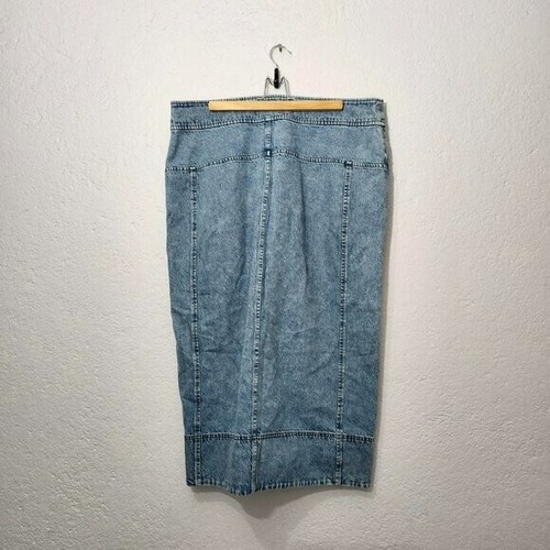 Tanya Taylor Christina Denim High-Waist Midi Skirt - Picture 3 of 7