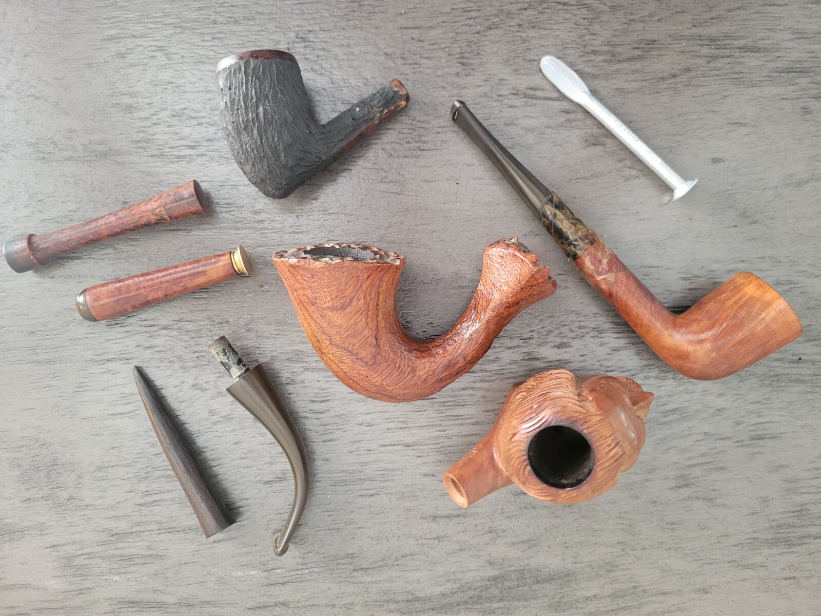 Vintage Assorted Tobacco Pipes And Accessories Estate Sale eBay