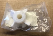 ChemGlass PTFE 4-Blade 60° Impeller Stirrer Paddle 10 mm Shaft, CG-2091-04, New