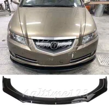 For Acura TL 2004-2008 Front Bumper Lip Splitter Spoiler Boby Kit Gloss Black