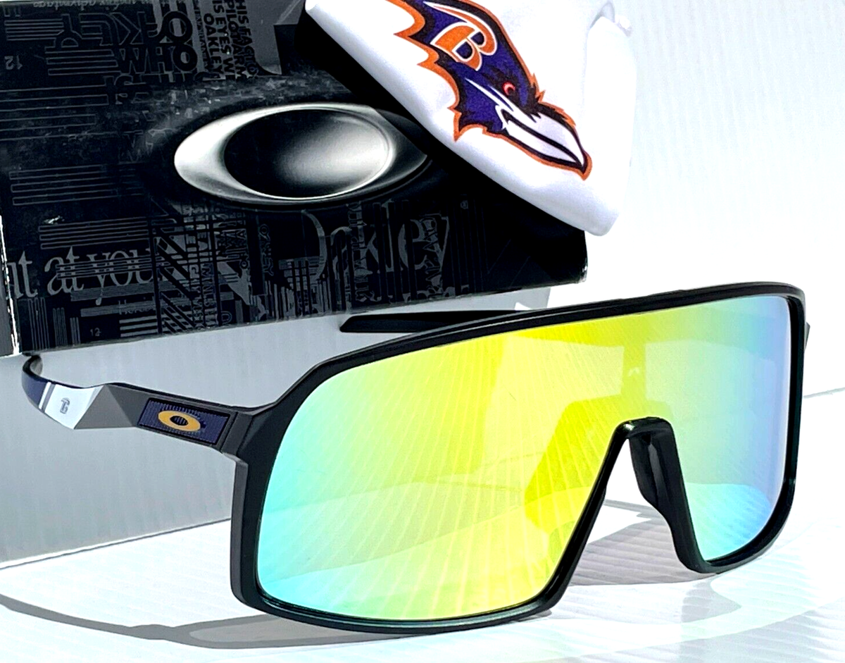 The Ravens Sunglasses（Clear） NFL Oakley SUTRO BALTIMORE RAVENS Mat Black POLARIZED Galaxy Gold