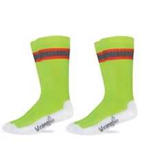 Wrangler Men's Riggs Ultra Dri  Full Cushion Crew Work Socks 2 Pair Pack