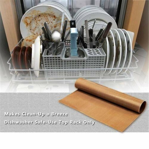 1-10X BBQ Grill Mat Non-Stick Oven Liner Teflon Sheet Cooking Baking Reusable - Picture 13 of 15