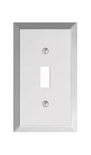 Polished Chrome Switchplate Light With Wall Plate Cover Outlet Toggle Rocker