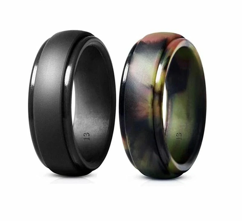 Silicone wedding shop band sets