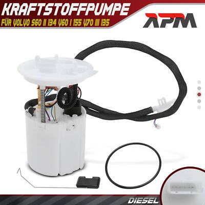 Kraftstoffpumpe Fördereinheit 6-Polig für Volvo S60 2 134 V60 I 155 V70 3 Diesel