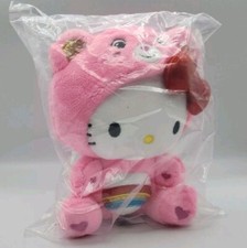 Care Bears Hello Kitty Dressed As Cheer Bear 8" Fun-Size Plush Stuffed Animal
