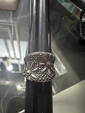 Sterling Silver. Marcasite Ring Size 7