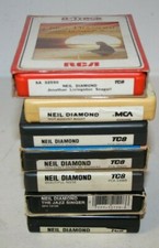 Nice lot of 7 Neil Diamond 8 track tapes