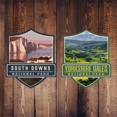 UK National Park Stickers + Packs | Camper Van, Laptop, Water Bottle Decal - Foto 5