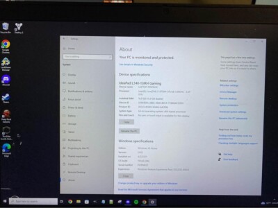 17  Lenovo Gaming Laptop 1660ti i7 processor