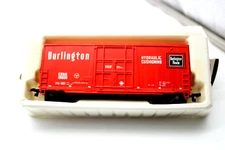 Bachmann HO Scale #76036 Burlington Route Freight Hi-Cube Box Train Car Vintage