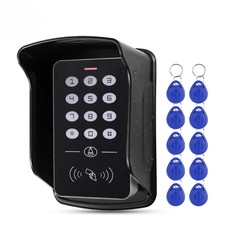 Standalone AccessControl Keypad Cover 125KHz Controller CardReader 10pcs Keyfobs