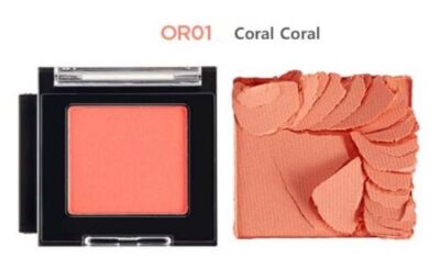 THE FACE SHOP Mono Cube Lidschatten Matt #OR01 Coral Coral / Koreanische Kosm...