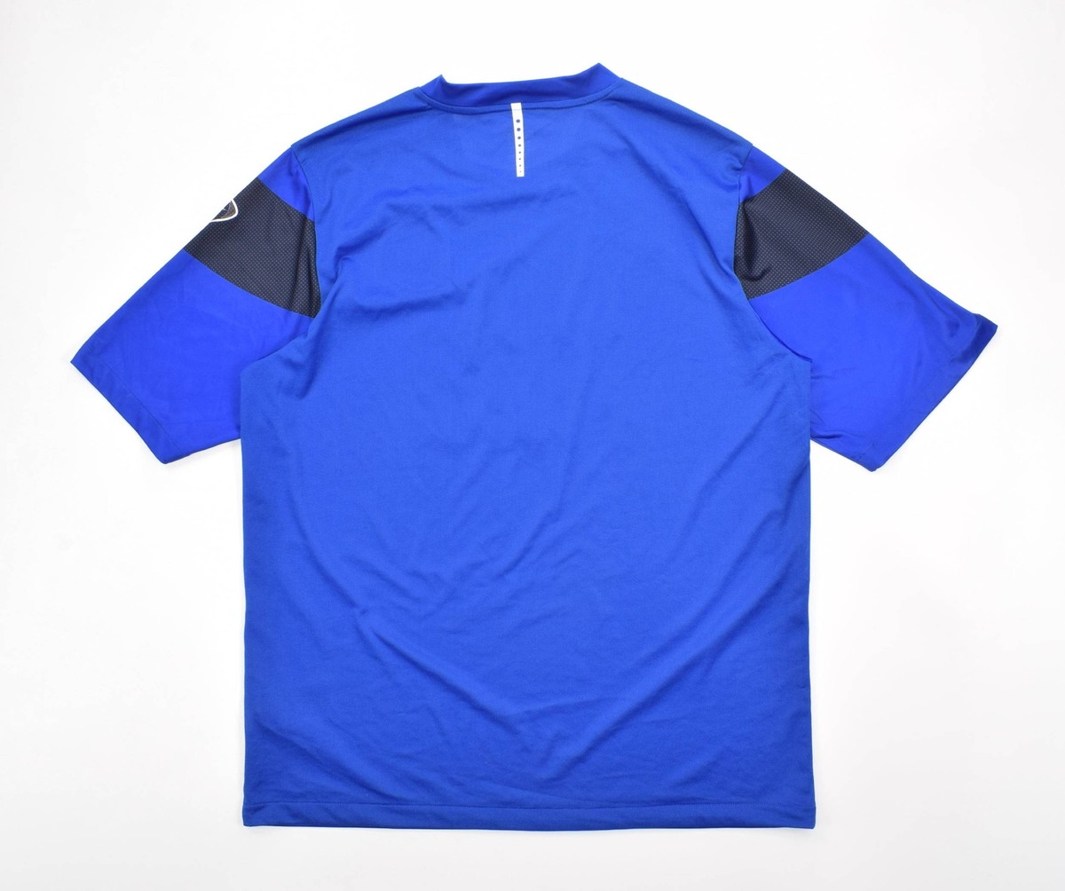 nike Manchester united ユニフォーム　XL 新品タグ Nike Mens Size XL Manchester United Blue Slim Fit Soccer T