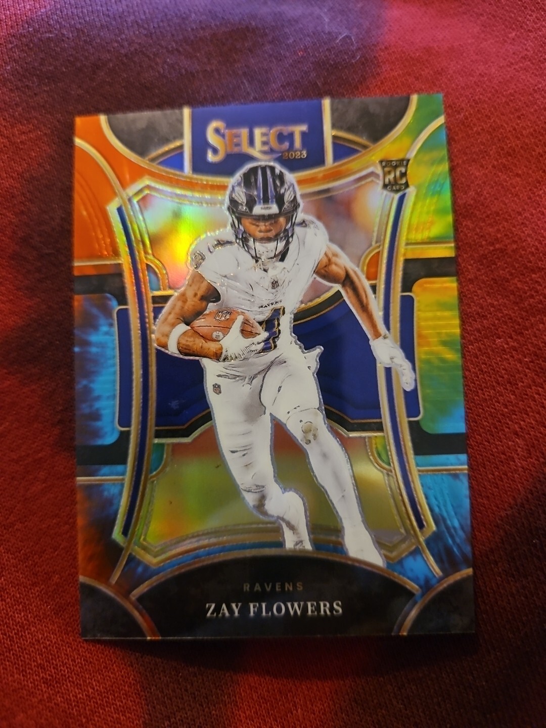 Zay Flowers 2023 Panini Select Suite Level Rookie TIE-DYE PRIZM 21/25 SP - RC