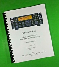 Owners Manual for Elecraft K3S Transceiver 91 Pages 2015 Errata Included